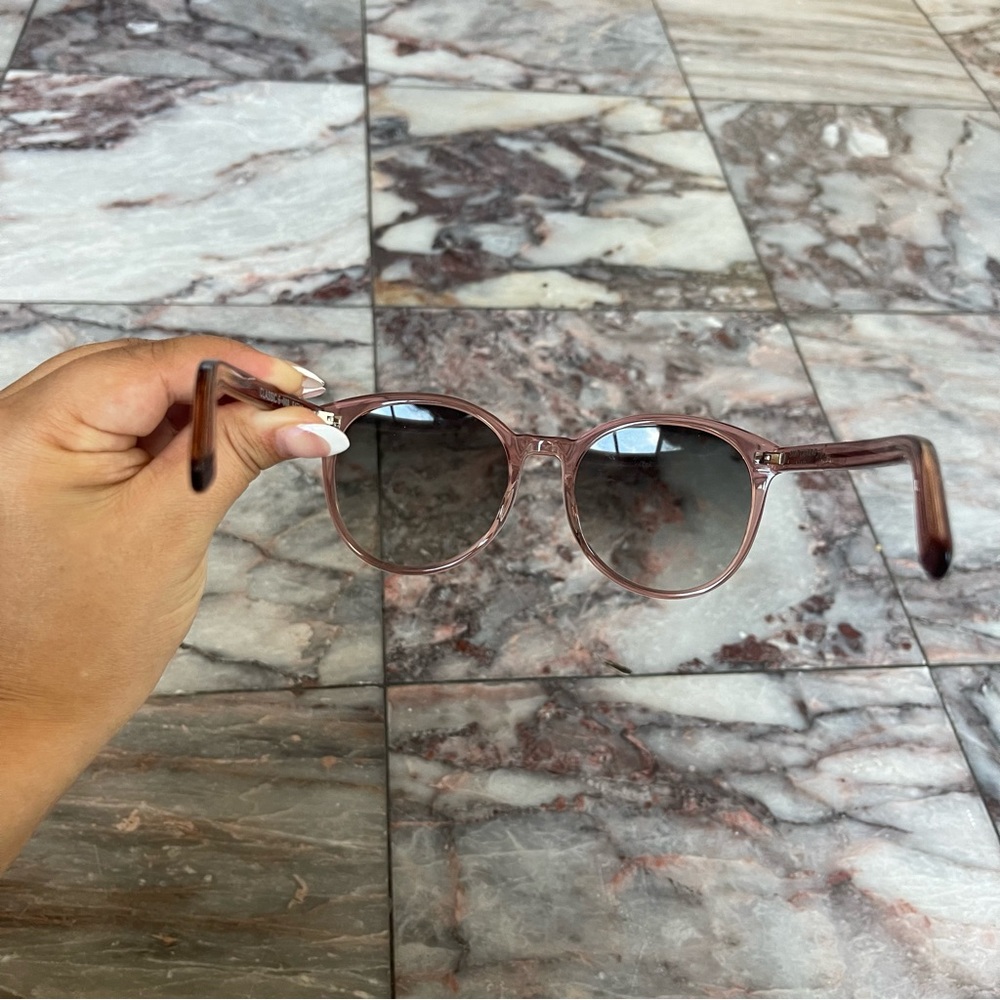 New Saint Laurent Pink Clear Sunglasses - Picture 7 of 7